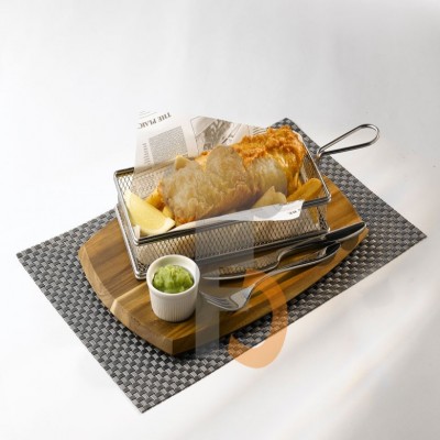 Restaurant Serving Basket 260x130x50mm