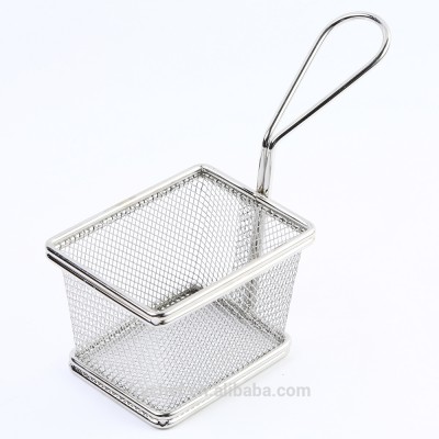 Hot Sale Mini fry basket Restaurant food serving/Dishwasher Safe