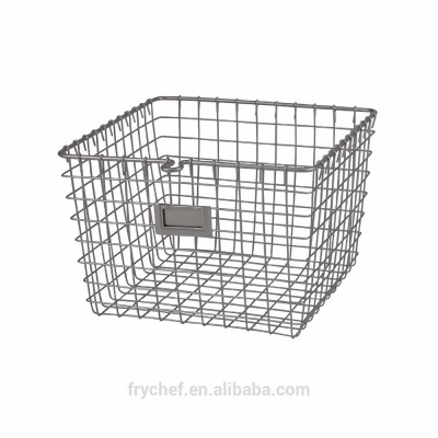 kitchen vegetable Storage Wire Basket With Tow Handles